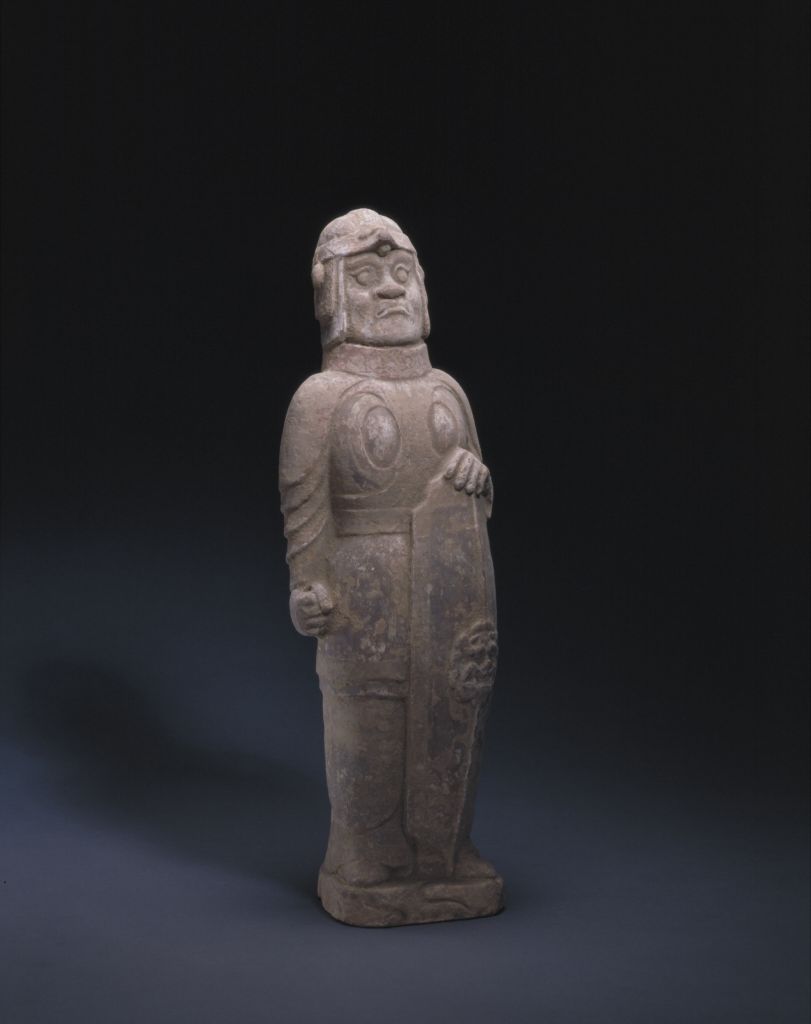 图片[1]-Pottery painted warrior figurines-China Archive